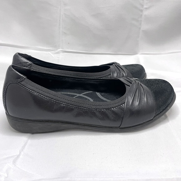 Rockport Aravon Black Andrea AR Ballet Flat Sz 7D WIDE - Picture 3 of 10